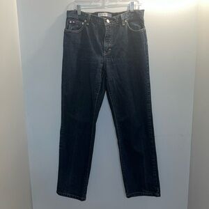Women’s sz 10 Tommy Hilfiger Jeans, dark wash mid rise straight leg